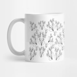 Patterned Flowers Mug